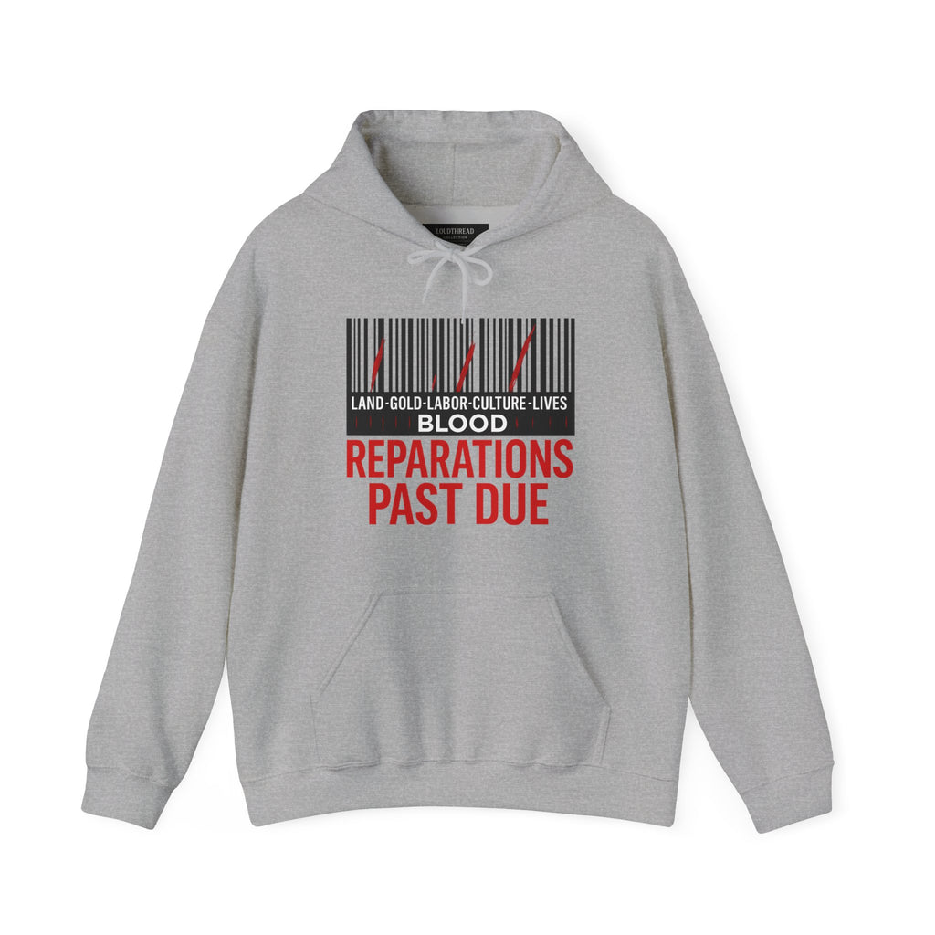 Reparations Theme Hoodie - Unisex Heavy Blend Sweatshirt, Black History Month Apparel, Social Justice Clothing, Protest Wear, Activist [...]