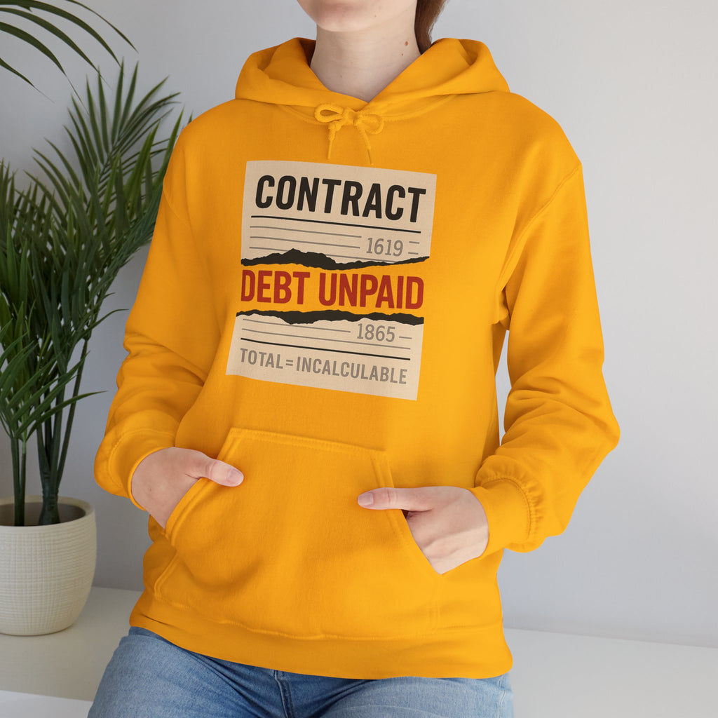 Unisex Heavy Blend™ Hooded Sweatshirt: Vintage Inspired Debt Unpaid Contract Design, Cozy Hoodie for Everyday Wear, Perfect for Casual [...]