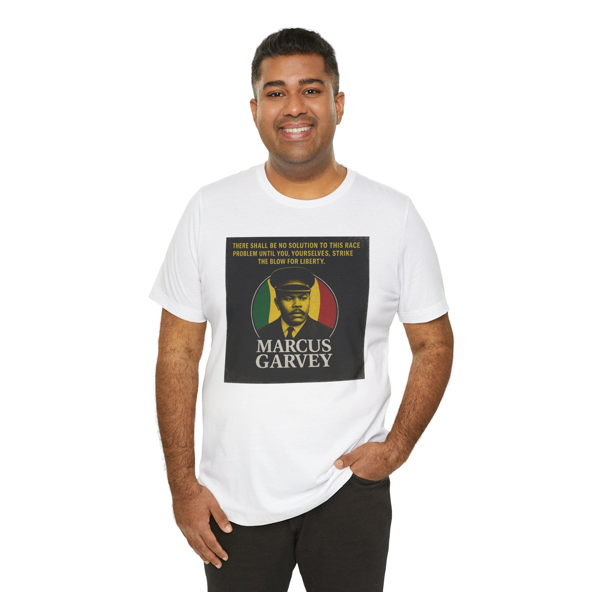 Marcus Garvey Statement Shirt – Afrocentric Unisex Apparel