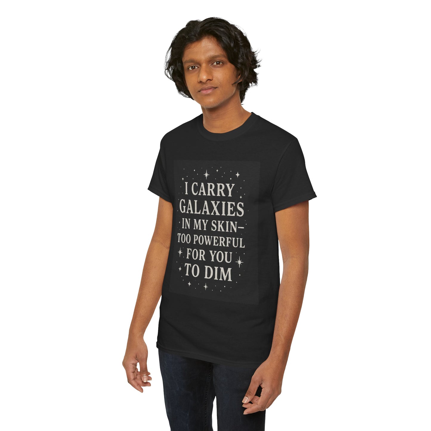 Galactic Vibes Unisex Tee - I Carry Galaxies Design
