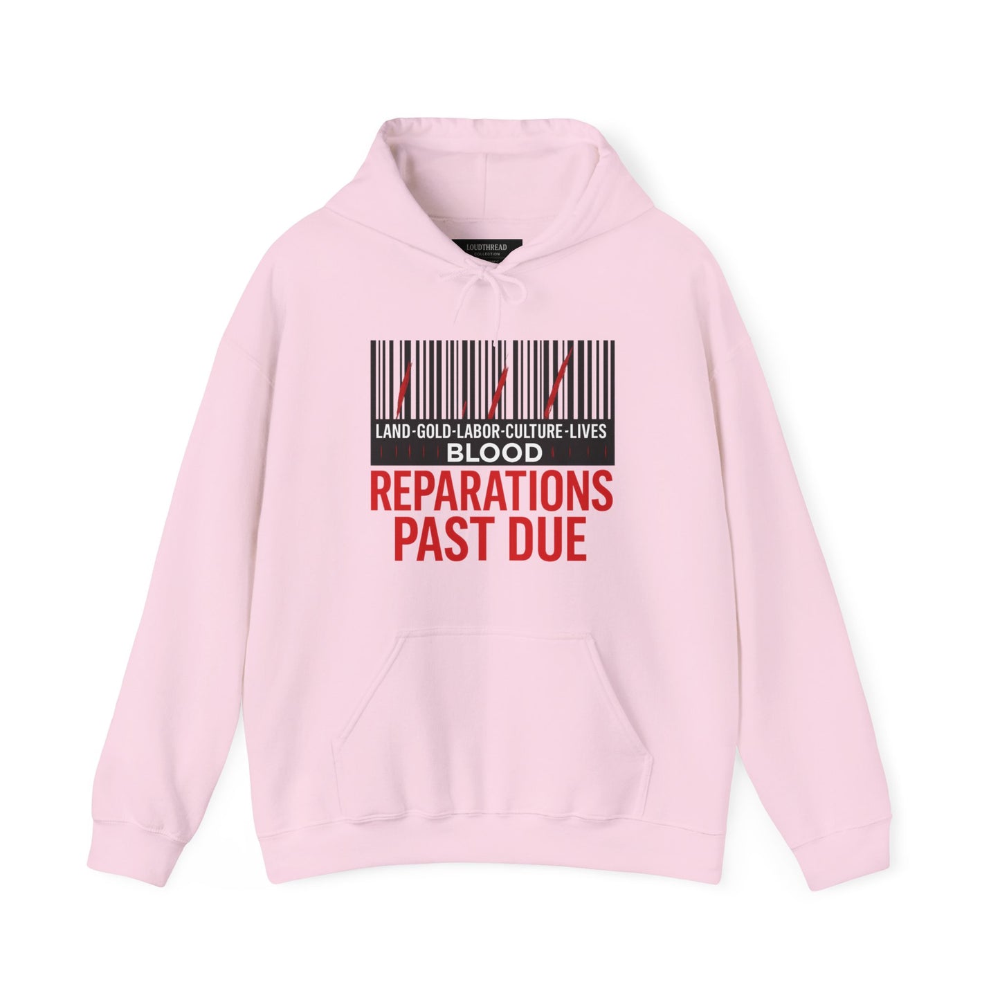 Reparations Theme Hoodie - Unisex Heavy Blend Sweatshirt, Black History Month Apparel, Social Justice Clothing, Protest Wear, Activist [...]
