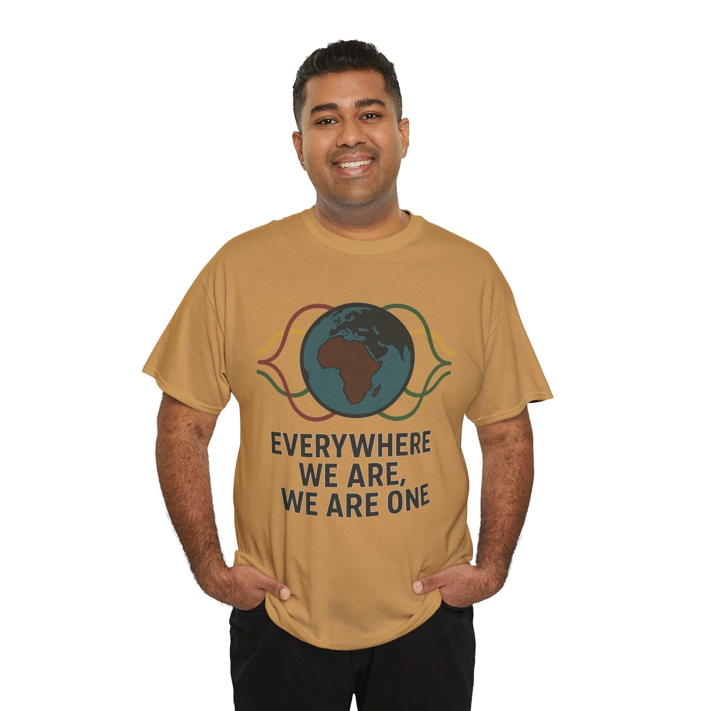 Unity Message Unisex Heavy Cotton Tee - Eco-Friendly Fashion