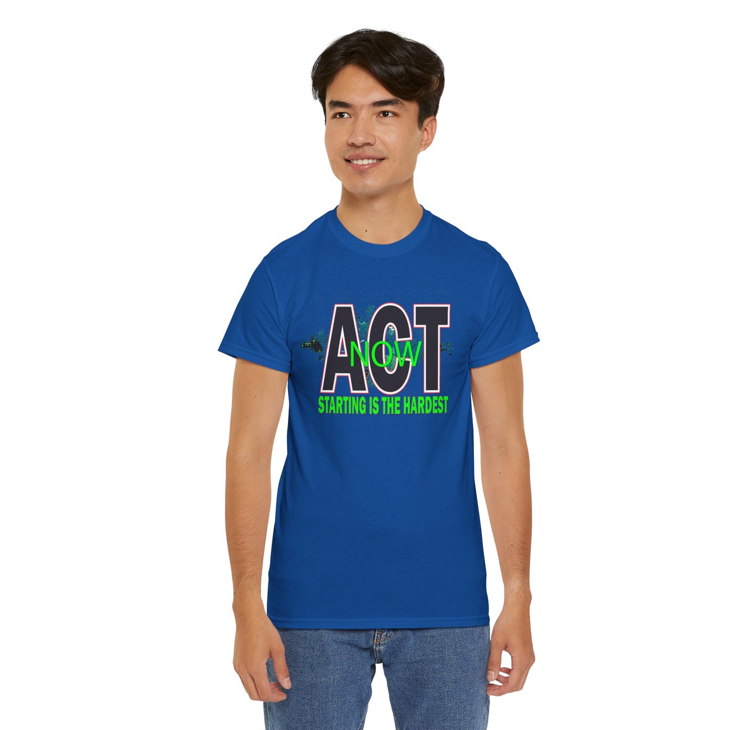 Motivational Unisex Tee - Start Now with Style, Perfect for Workouts