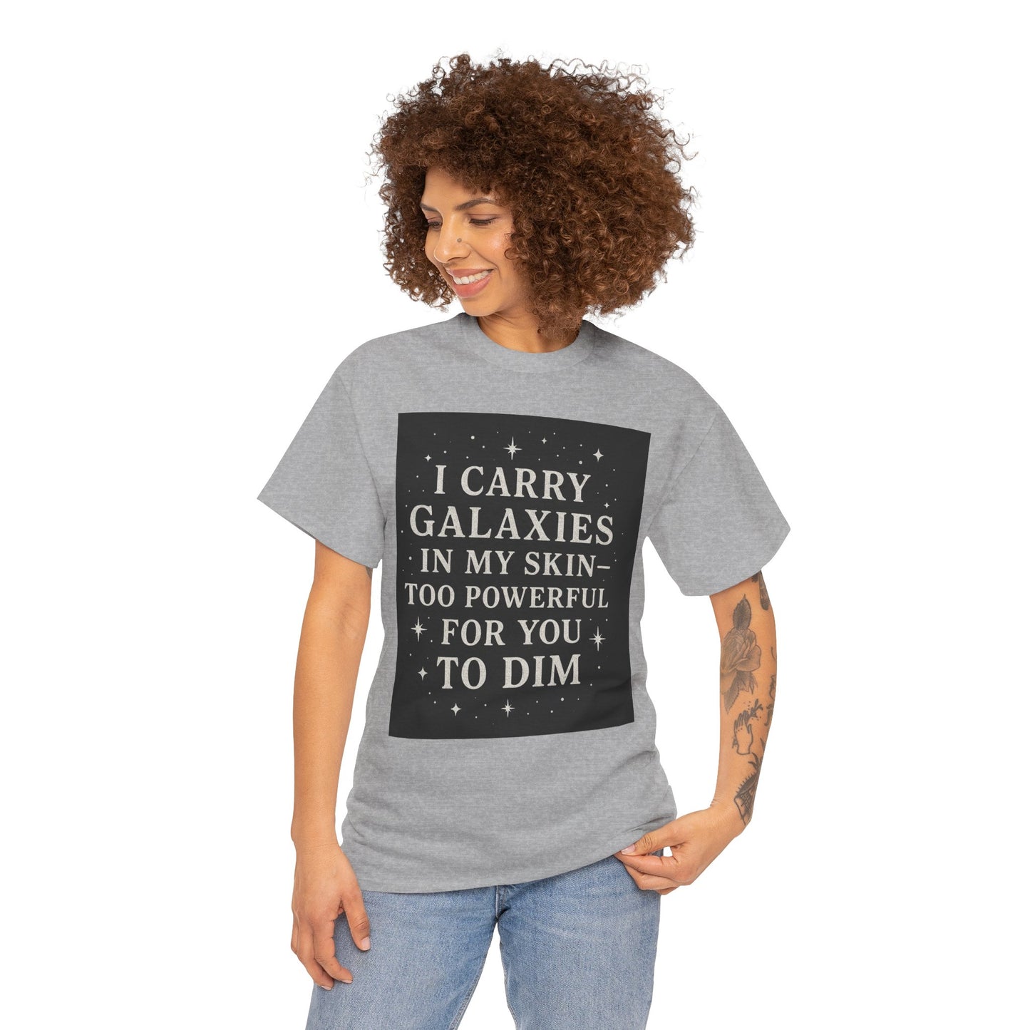 Galactic Vibes Unisex Tee - I Carry Galaxies Design