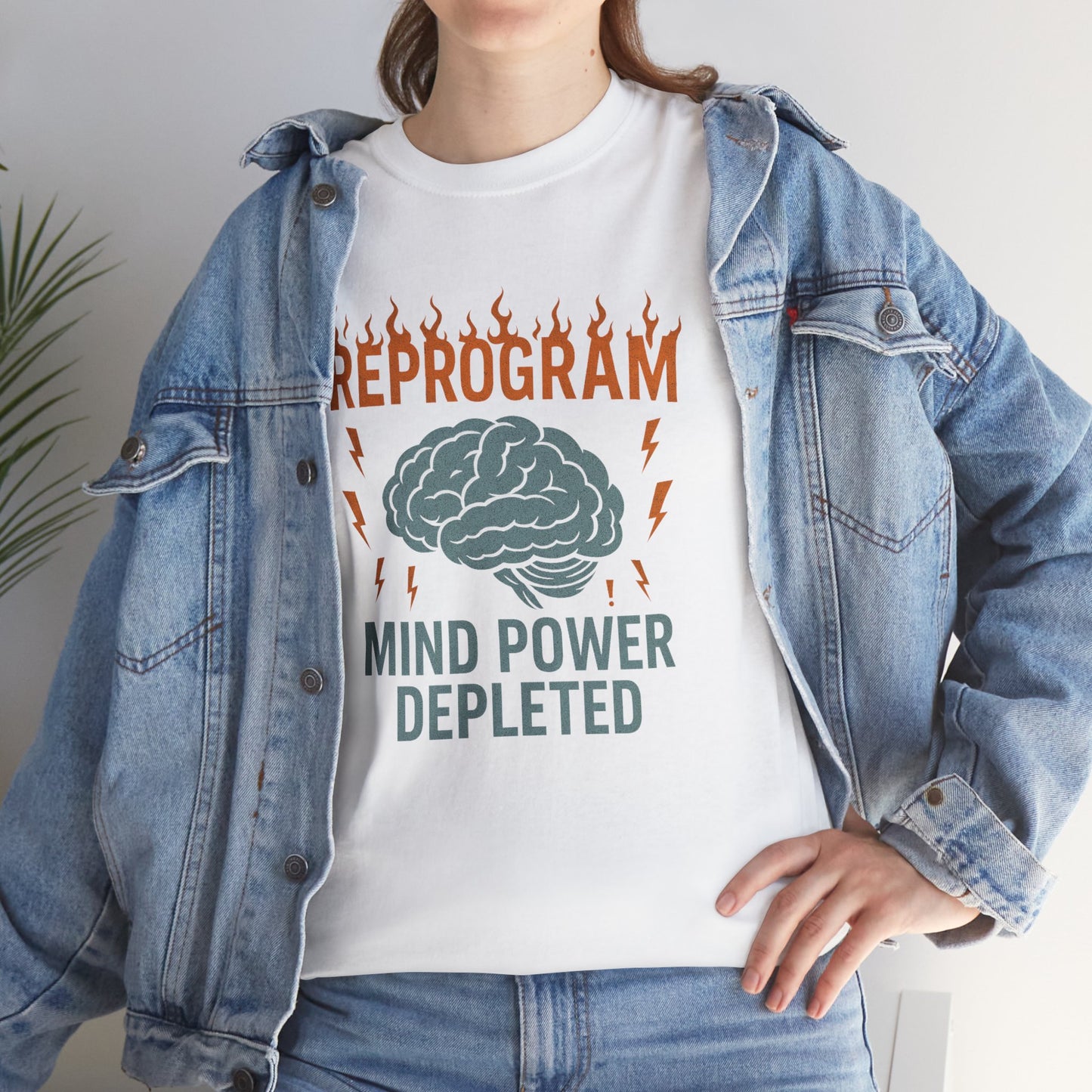 Reprogram Your Mind Unisex Heavy Cotton Tee