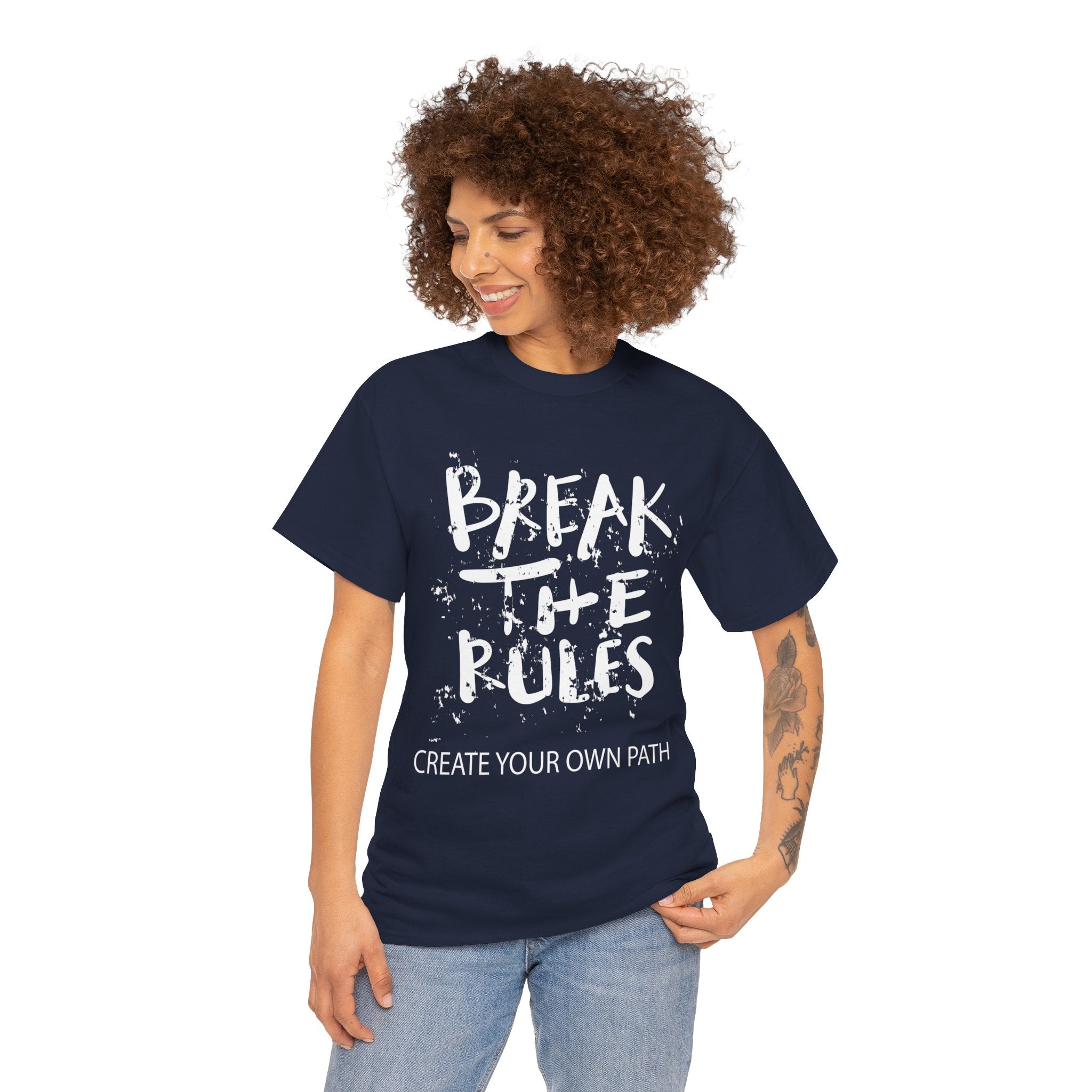 Break the Rules Shirt, Inspirational Graphic Tee