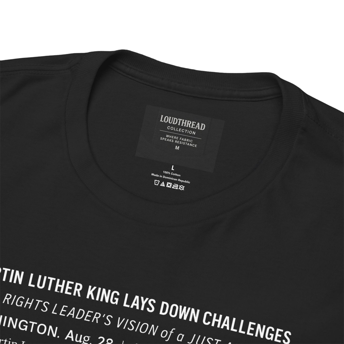 Inspirational Quote Unisex Heavy Cotton Tee - Perfect for Activism.