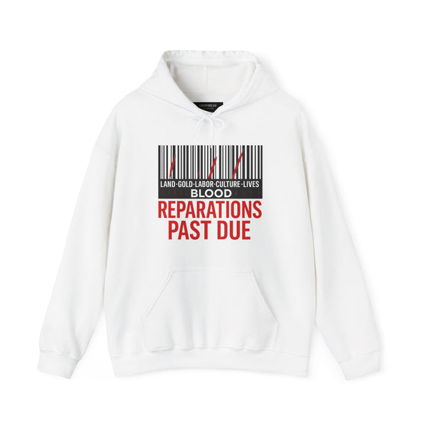 Reparations Theme Hoodie - Unisex Heavy Blend Sweatshirt, Black History Month Apparel, Social Justice Clothing, Protest Wear, Activist [...]