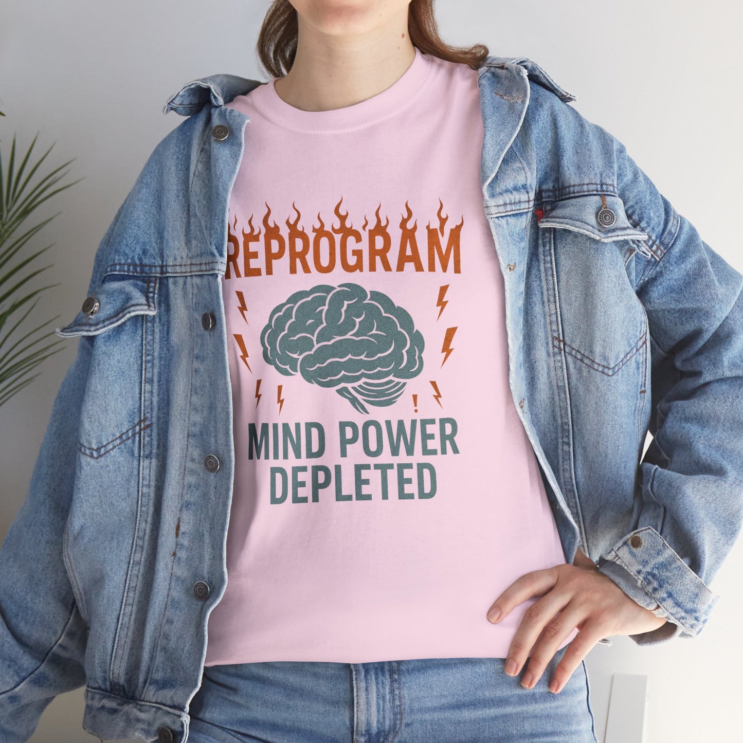 Reprogram Your Mind Unisex Heavy Cotton Tee