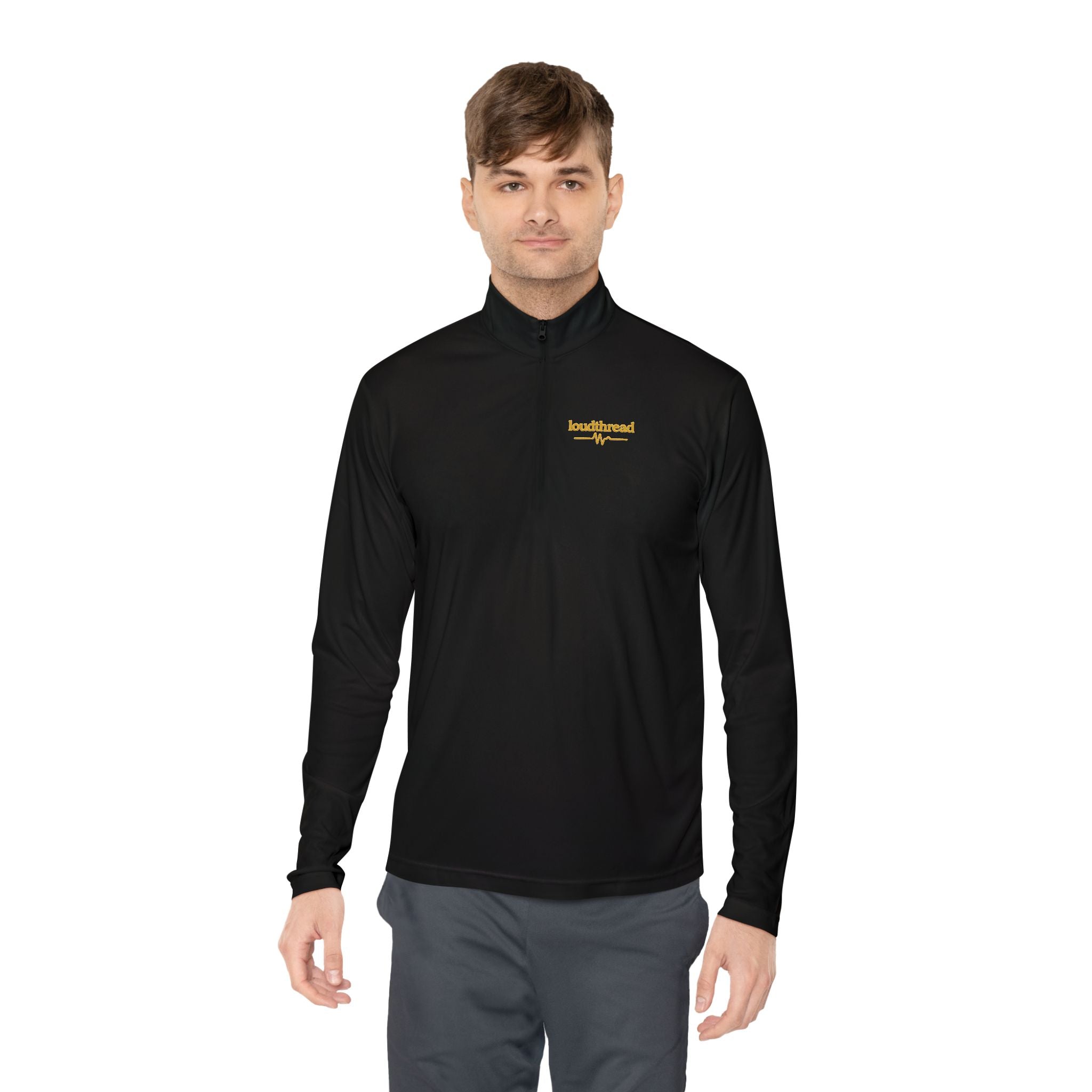 Cozy Unisex Quarter-Zip Pullover with Inspirational Design, Perfect for Casual Days, Gifts, and Outdoor Adventures