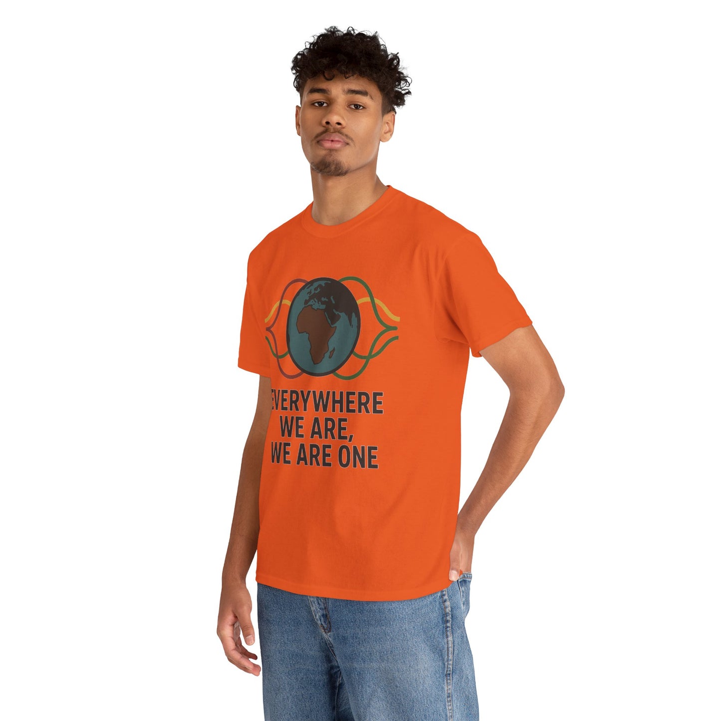 Unity Message Unisex Heavy Cotton Tee - Eco-Friendly Fashion