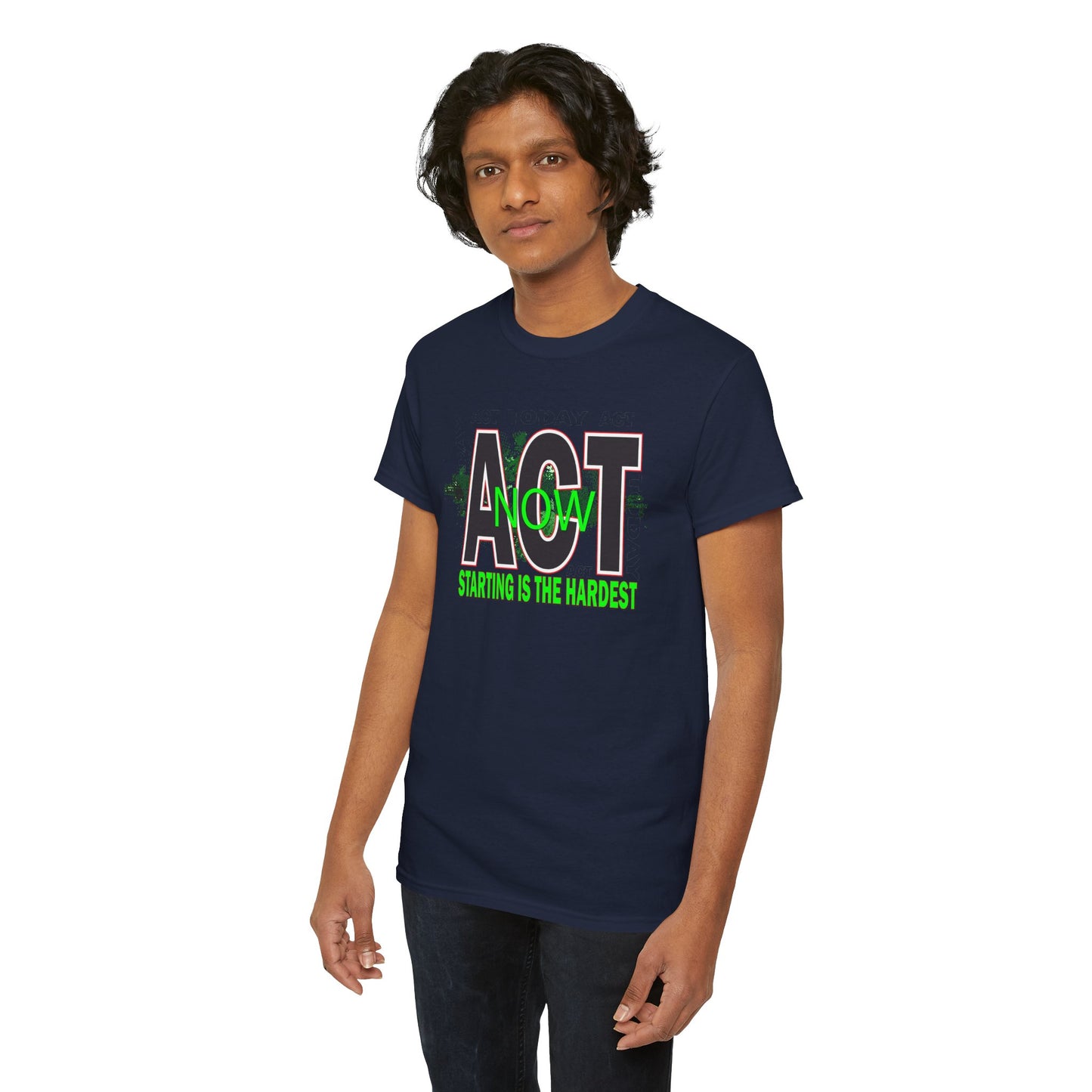 Motivational Unisex Tee - Start Now with Style, Perfect for Workouts