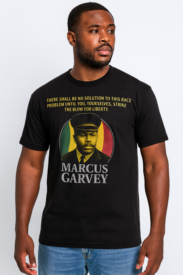 Marcus Garvey Statement Shirt – Afrocentric Unisex Apparel